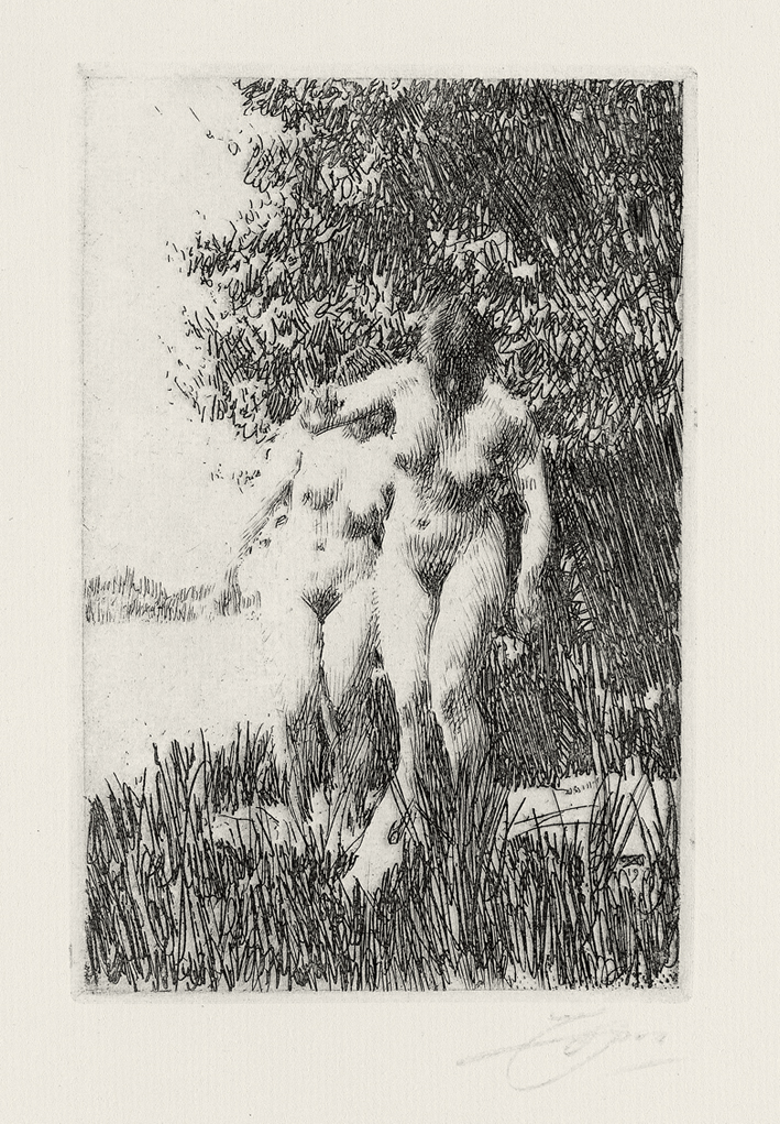  安德斯·莱奥纳德·佐恩 Anders Leonard Zorn —— 佐恩(素描) (70)